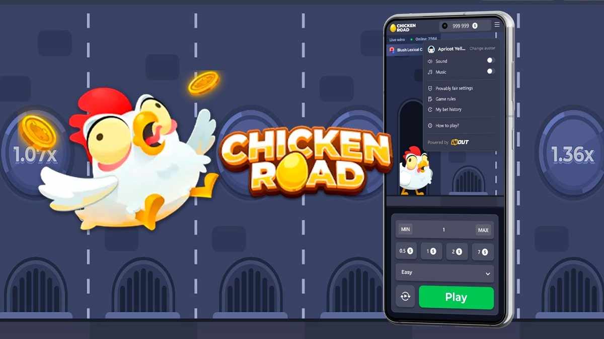 Chicken Road sur mobile (iOS et Android)